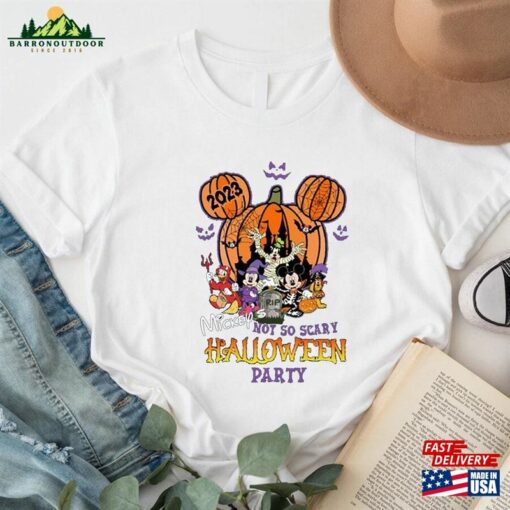 Not So Scary Halloween Party 2023 Shirts Mickey Disneyland Hoodie Sweatshirt