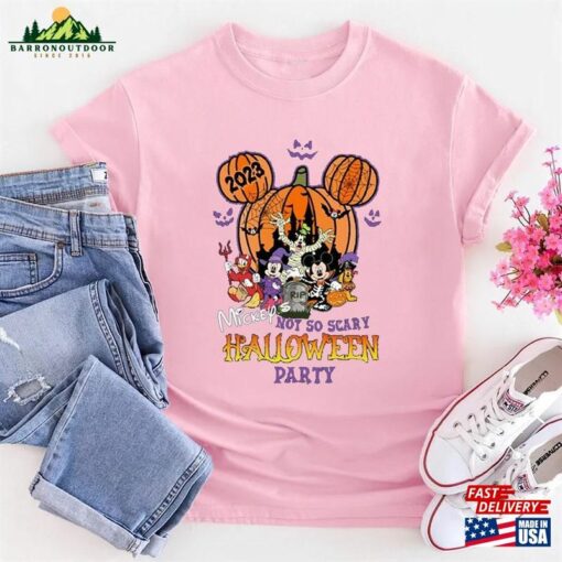 Not So Scary Halloween Party 2023 Shirts Mickey Disneyland Hoodie Sweatshirt