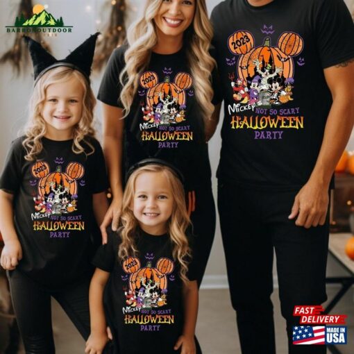 Not So Scary Halloween Party 2023 Shirts Mickey Disneyland T-Shirt Sweatshirt