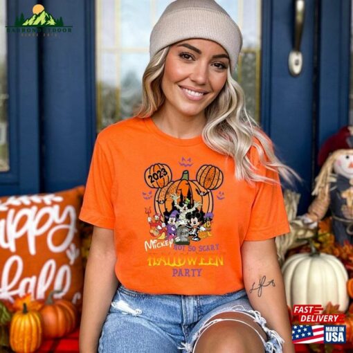 Not So Scary Halloween Party 2023 Shirts Mickey Disneyland T-Shirt Sweatshirt