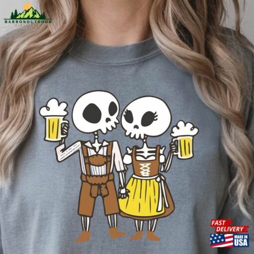 Octoberfest Shirt Comfort Colors Oktoberfest 2023 Beer Drinking Halloween Squad T-Shirt Unisex