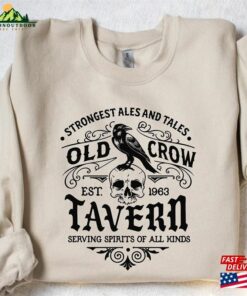 Old Crow Tavern Sweatshirt Mystical Sweater Salem Witch Shirt T-Shirt Unisex