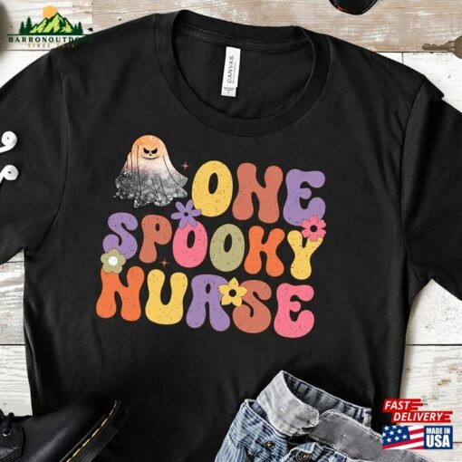 One Spooky Nurse Halloween T-Shirt Hoodie