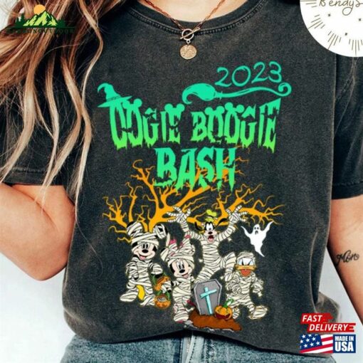 Oogie Boogie Bash Halloween Party 2023 Shirt Mickey Friends Mummy Costume Unisex Sweatshirt