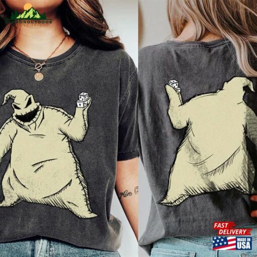 Oogie Boogie Costume Ready To With Nightmare Christmas Comfort Color T-Shirt Sweatshirt