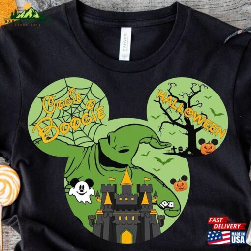 Oogie Boogie Mickey Ear Halloween Party Disneyland Bash Shirt Sweatshirt Unisex