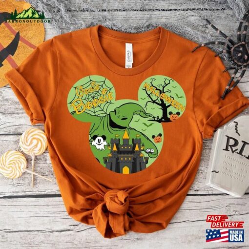 Oogie Boogie Mickey Ear Halloween Party Disneyland Bash Shirt Sweatshirt Unisex