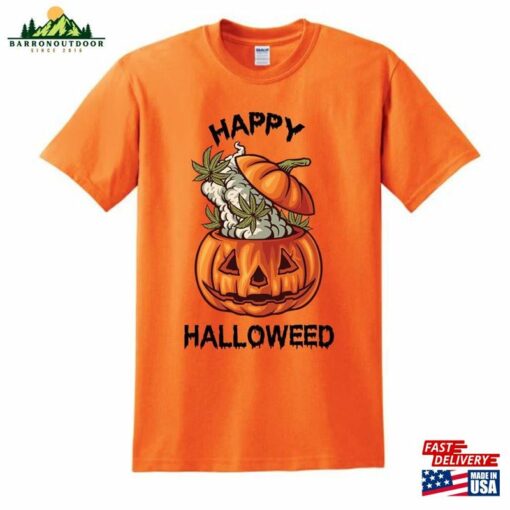 Orange Halloweed Halloween T-Shirt Unisex