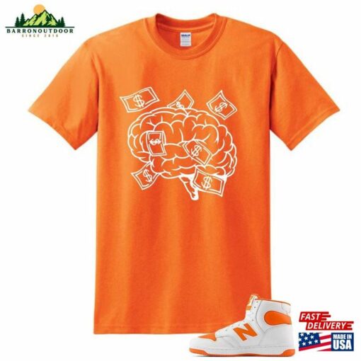 Orange Money Brain T-Shirt Hoodie Sweatshirt