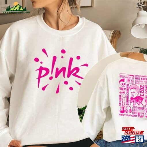 P!Nk Pink Singer Summer Carnival 2023 Tour T-Shirt Hoodie