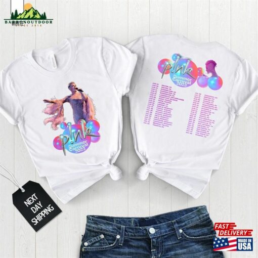 P!Nk Summer Carnival 2023 Pink Music Clothing Concert Apparel Trustfall Album Tee Singer Tour Shirt Hoodie Classic