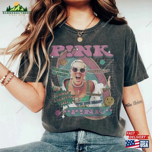 P!Nk Summer Carnival 2023 Shirt Trustfall Album Tee Pink Singer Tour Classic Sweatshirt