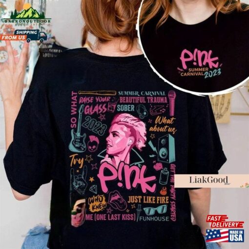 P!Nk Summer Carnival Tour 2023 T-Shirt Pink Singer Shirt Classic Hoodie