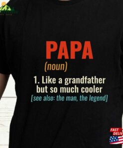 Papa Cool Grandfather Shirt Father’s Day Sweatshirt Unisex