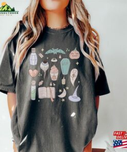 Pastel Halloween Shirt Goth Shirts Vintage Doodles Classic Unisex