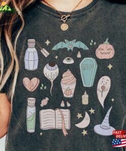 Pastel Halloween Shirt Goth Shirts Vintage Doodles Classic Unisex 2 Pastel Halloween Shirt Goth Shirts Vintage Doodles Classic Unisex 3
