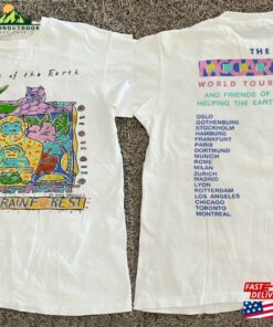 Paul Mccartney Friends Of The Earth World Tour 1989 90 T-Shirt 90S Concert Shirt Sweatshirt