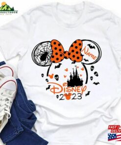 Personalised Disneyland 2023 Shirt Disney Halloween Mickey And Friends T-Shirts Hoodie Classic