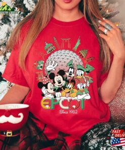 Personalized Christmas Disney Epcot World Tour Shirt Traveler Center Xmas T-Shirt Sweatshirt Personalized Christmas Disney Epcot World Tour Shirt Traveler Center Xmas T-Shirt Sweatshirt
