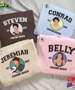 Personalized Cousins Beach Characters Family Matching Shirt Crew T-Shirt Summer 2023 Sweatshirt