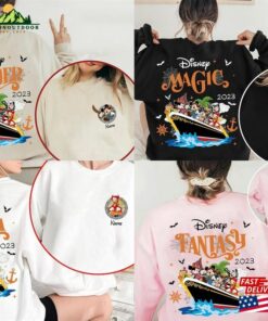 Personalized Disney Cruise Halloween On The High Seas 2023 Shirt Mickey And Friends Pirates T-Shirt Classic