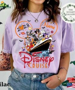 Personalized Disney Cruise Halloween On The High Seas 2023 Shirt Mickey And Friends T-Shirt Unisex