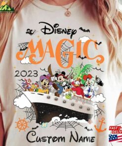 Personalized Disney Cruise Halloween On The High Seas 2023 Shirt Mickey Minnie Shirts T-Shirt Sweatshirt