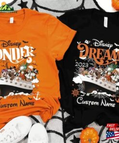 Personalized Disney Cruise Line Halloween On The High Seas 2023 Shirt Mickey And Friends Pirates T-Shirt Classic