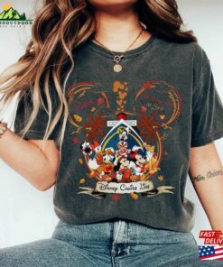 Personalized Disney Cruise Line Thanksgiving At Sea 2023 Comfort Colors Shirt Mickey And Friends Sweatshirt T Shirt 3