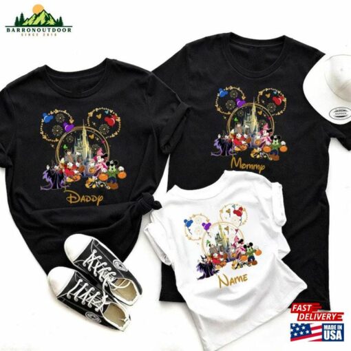 Personalized Disney Family Trip 2023 Shirt Halloween Couple Hoodie Sweatshirt