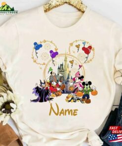 Personalized Disney Family Trip 2023 Shirt Halloween Couple Hoodie Sweatshirt