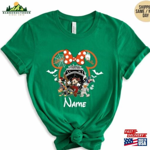 Personalized Disney Halloween 2023 Shirt Custom Cruise Mickey Unisex Classic