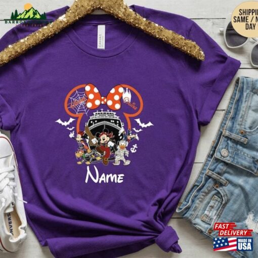 Personalized Disney Halloween 2023 Shirt Custom Cruise Mickey Unisex Classic