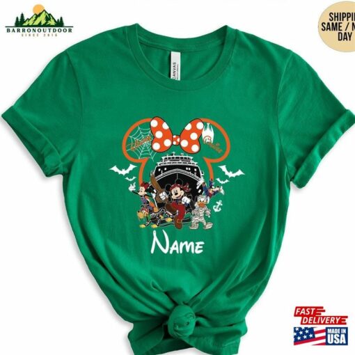 Personalized Disney Halloween 2023 Shirt Custom Cruise Mickey Unisex T-Shirt