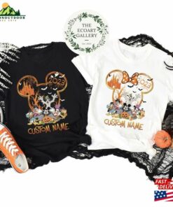 Personalized Disney Halloween 2023 Shirt Mickey And Friends Family Matching T-Shirt Hoodie