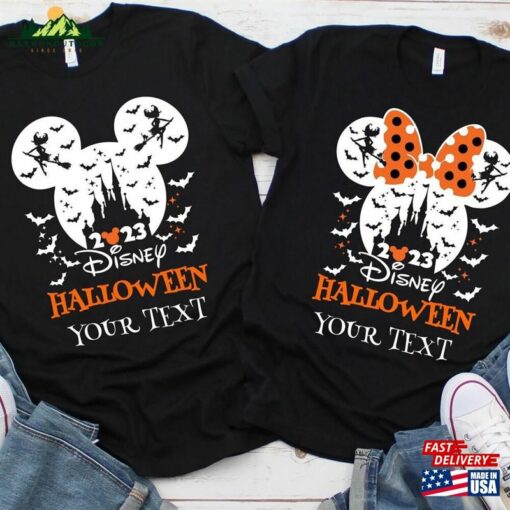 Personalized Disney Halloween 2023 Sweatshirt Family Name Shirt Vacation T-Shirt Classic