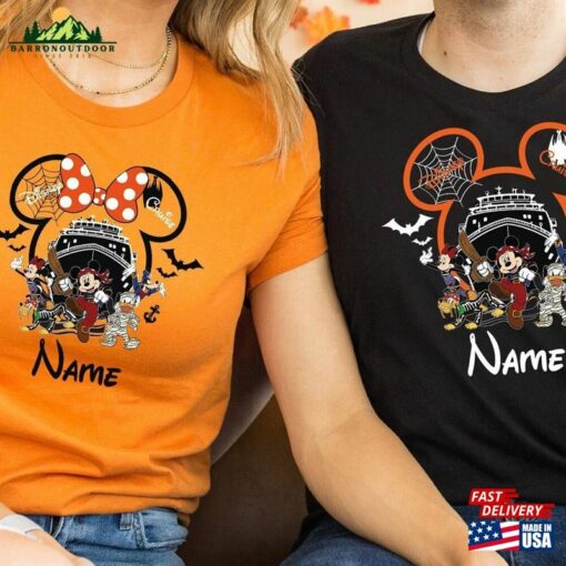 Personalized Disney Halloween On The High Seas 2023 Shirt Cruise Line Mickey Unisex Classic