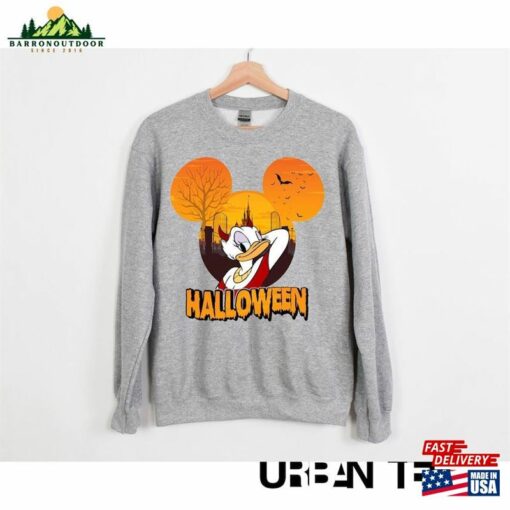 Personalized Disney Halloween Shirt 2023 Daisy Duck Costume Spooky Dracula Sweatshirt Unisex