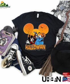 Personalized Disney Halloween Shirt 2023 Goofy And Mickey Costum Spooky Dracula Classic T-Shirt