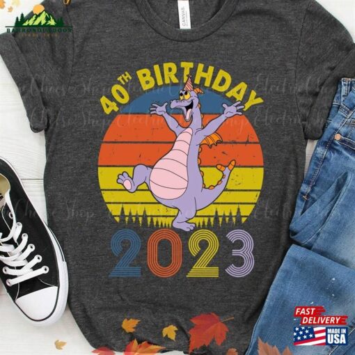 Personalized Figment 40 Years Old 1983 Vintage Shirt Custom Birthday 2023 Gift For Lover T-Shirt Hoodie