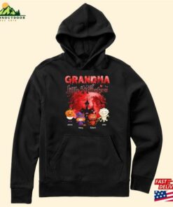 Personalized Grandma Mommy Of Little Monsters Shirt Halloween T-Shirt Tee Classic