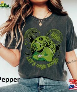 Personalized Halloween Let’s Oogie Boogie Man The Nightmare Before Christmas Mickey Head Shirt Classic Unisex