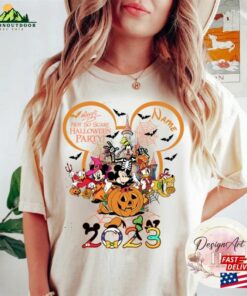 Personalized Halloween Mickey Friends Shirt Not So Scary Party Shirts Sweatshirt T-Shirt