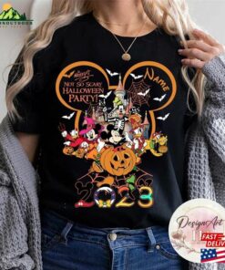 Personalized Halloween Mickey Friends Shirt Not So Scary Party Shirts Sweatshirt T Shirt 3