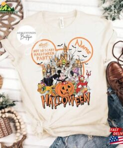 Personalized Halloween Mickey Friends Shirt T-Shirt Unisex
