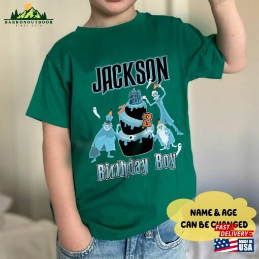 Personalized Haunted Mansion Family Birthday Shirt The Retro Vintage Halloween Hoodie Classic