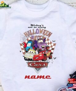 Personalized Lightning Mcqueen And Friends Halloween Shirt Mickey’s Not So Scary Hoodie Classic