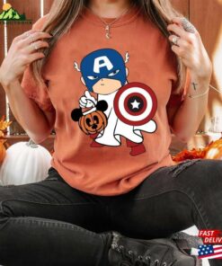 Personalized Marvel Ghost Halloween T-Shirt Retro Pumpkin Tee Mickey Unisex Hoodie Personalized Marvel Ghost Halloween T-Shirt Retro Pumpkin Tee Mickey Unisex Hoodie