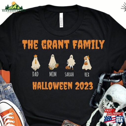 Personalized Matching Family Halloween Shirt Custom 2023 Shirts Ghost Classic T-Shirt