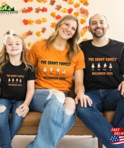 Personalized Matching Family Halloween Shirt Custom 2023 Shirts Ghost T-Shirt Hoodie